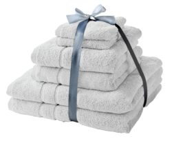 HOME - Zero Twist 6 Piece - Towel Bale - White